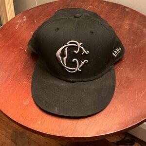 Crooks & Castles Black Hat with Gray Logo
